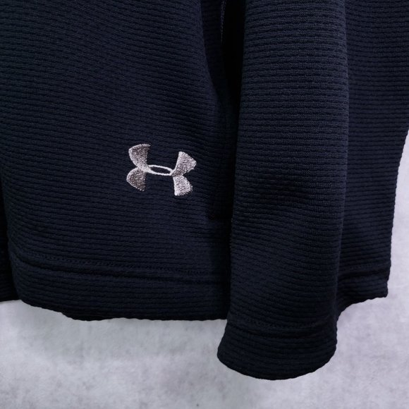 Under Armour Fuego 1/4 Zip Waffle Knit Sweater - Picture 3 of 6